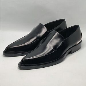 Jil Sander Steel Heel Pointed Toe Loafer size 40